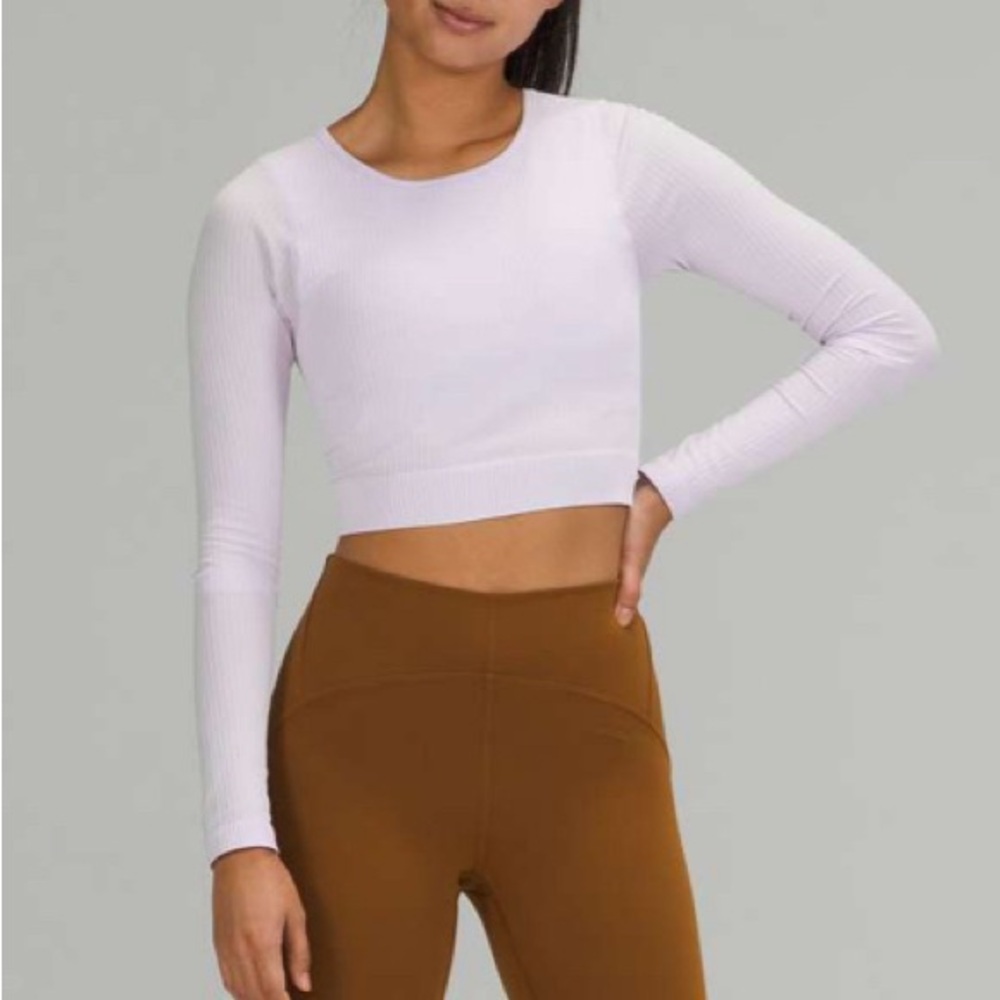 Lululemon Ebb to Street Long Sleeve Lavender Dew